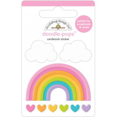 Doodlebug Fairy Garden Sticker - Over The Rainbow